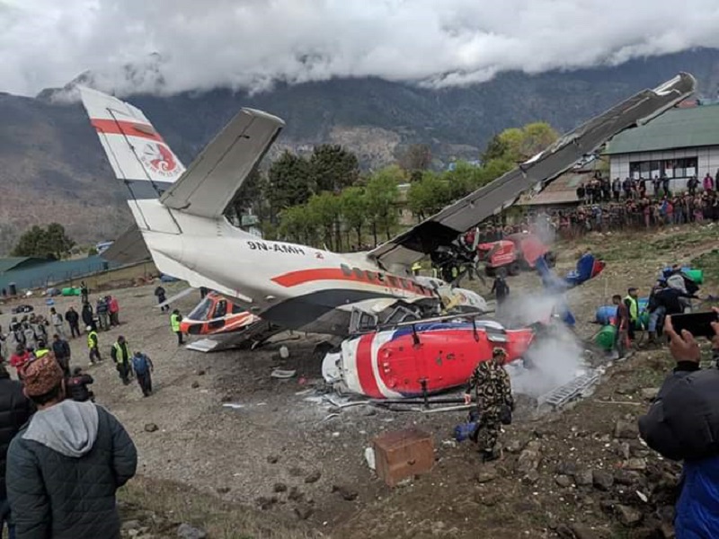plane crash lukla