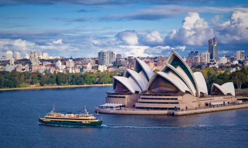 Sydney Opera House and Ferry