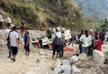 लमजुङमा जिप दुर्घटना हुँदा दुई महिलाको मृत्यु, ११ जना घाइते